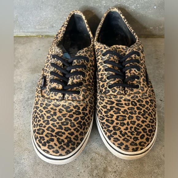 Vans Leopard Authentic Shoes Size M5.5 / W7 Leopard Print Excellent Condition - Picture 7 of 13
